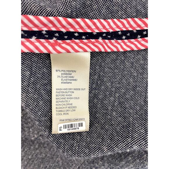 Rafaella Poka Dot Jacket  Blazer in Navy  and White Size Medium - Picture 7 of 13